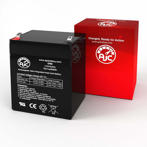 PST5-500MT120 12V 5Ah AJC Battery Compatible with Liebert UPS Battery