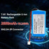7.4V 2600mAh-19.24Wh Rechargeable Li-ion Battery Pack, Replacement Batteries for DIY Electronics
