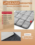 Comfytemp Weighted Heating Pad for Back & Cramps, 2.2lb Electric Neck Shoulder Heat Pad, 12x24, Washable, 2H Auto-Off,