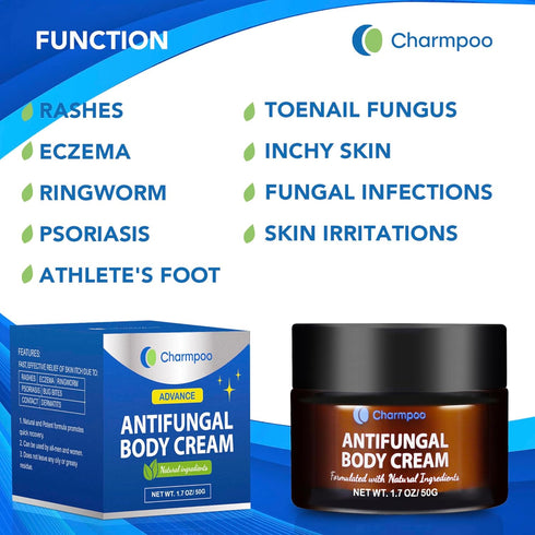 Ingredients-50g Athletes Foot Treatment-Antifungal Cream-Treatment for Jock Itch,Ringworm, Psoriasis,Eczema,Rash-Anti
