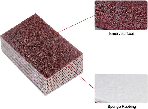 20pcs Nano Carborundum Sponge – Emery Sponge Brush Clean Eraser Scrub for Kitchen Magic Cleaning Pots and Pans