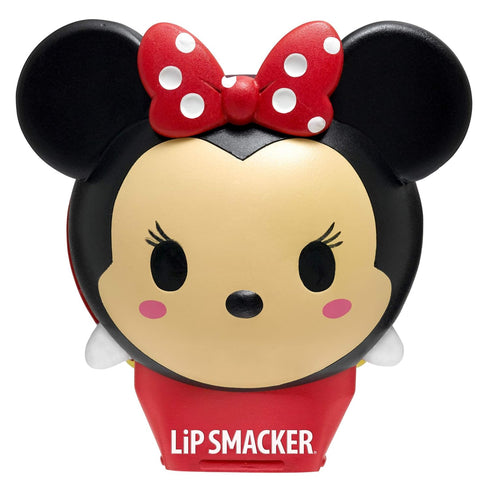 Lip Smacker Disney Minnie Mouse Tsum Tsum Flavored Lip Balm, Clear, Minnie Strawberry Lollipop, For Kids