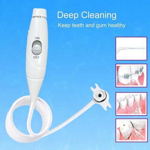 Oral Hygiene Accessories Replacement Hose and Handle Parts for Waterpik Water Flosser Models WP-100, WP-300, WP-660