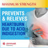 Glenmark Maximum Strength Famotidine Tablets - 20 mg, Acid Reducer for Heartburn Relief, 85 Count