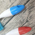 Jilukibo 2-Pack Soft Bristle Cleaning Brushes for Bed Sheets - Blue & Rose Red