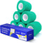 RISEN Cohesive Bandage 2” x 5 Yards, 6 Rolls, Self Adherent Medical Tape for First Aid and Athletic Use