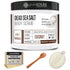 pureSCRUBS Premium Coconut Body Scrub Set - Large 16oz Dead Sea Salt Scrub with Essential Oils & Nutrients