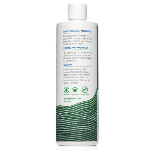 Refreshing Rinse Free Body Wash for Elderly, 16 Oz, Soothing Aloe Scent