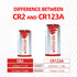 6 Pack CR2 3V Lithium Battery Long Lasting Power for Range Finder and More