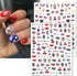 6 Sheets Independence Day Nail Art Stickers, 4th of July Nail Decals, 3D Self-Adhesive Art Supplies for Women