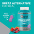 Qunol Magnesium Gummies 200mg, High Absorption Magnesium Supplement, Supports Nerve, Bone, Muscle Health, 120 Count