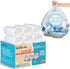 4-6 Gallon Trash Bags, 300 Count Bulk, Clear Plastic Recycling Bags for Business, Home, Bathroom, Kitchen
