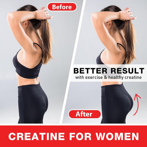 5000mg Creatine for Women: Creatine Monohydrate Gummies Complex, Pre-Workout Gummies + Taurine & Vitamin B12