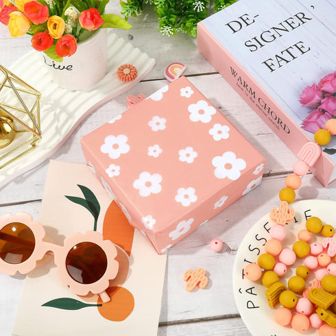 Whaline Boho Tissue Paper, Funny Face Wrapping Paper, Retro Boho Art Paper for Home DIY Gift Bags Party Decor