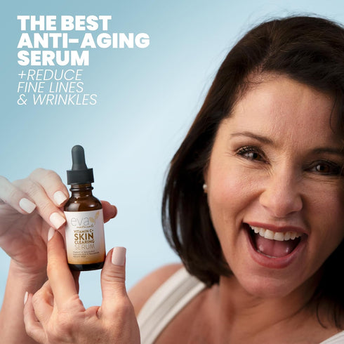 Vitamin C Serum for Face - Skin Clearing Serum with Salicylic Acid, Retinol, Niacinamide, and Hyaluronic Acid (1 oz)