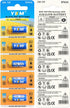 23A 12V Alkaline Battery LR23A A23S MN21/23 for Ceiling Fan Remotes and Garage Door Openers (10 Pack)