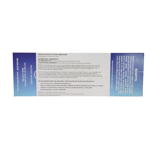 NYOrtho Postpartum Belly Binder, Abdominal Binder for Women, C-Section Recovery, Tummy Tuck Support, Medium 45"-60"