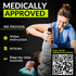 TapeGeeks Kinesiology Tape - Hypoallergenic Athletic Tape, Medical, Weightlifting, Gym, Muscle, Knee, Ankle, Arm