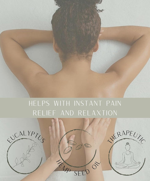 Hemp Seed Oil and Eucalyptus Joint & Muscle Pain Relief Roll-On Gel by Hemp Euphoria