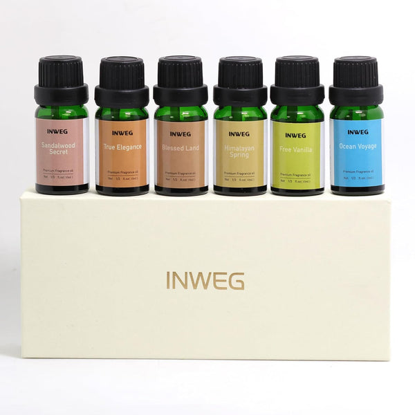 Gift Set of 6 Premium Fragrance Oils - Fragrance Oils for Perfume,