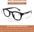 AQWANO Blue Light Blocking Computer Reading Glasses - 4 Pack Round Frames for Men/Women, 1.0