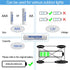 1.2V 600mAh Ni-MH AAA Rechargeable Batteries, Triple A for Outdoor Solar Lights, String Lights, 12 Pack