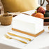 KAMMAK White Cloth Like Dinner Napkins, Disposable Thick Paper Napkins with Pre-Folded Silverware Pocket, 100 Pack