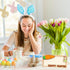 SJFBJNJHJ 6 Pcs Easter Money Holders, Wooden Bunny Card Easter Money Holders for Cash, Basket Stuffer and Spring Box