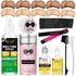 Wig Accessory Essentials Kit, 29PCS Lace Front Wig Glue & Remover, Wig Caps, Elastic Band, Hair Wax Stick, Edge Control