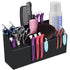 Noverlife Large Storage Box for Hair Scissors, Professional Hairdressing Combs, Clips, and Tool Box - Black