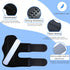 Finger Splint, Universal Trigger Finger Brace for Broken/Arthritis Pain Relief, 4 Pack, Black