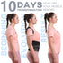 SICHEER Posture Corrector Back Brace for Women and Men, Shoulder Upright Support Trainer for Neck Pain Relief, Medium