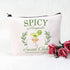 POFULL Margarita Social Club Tequila Gift, Spicy Margarita Cosmetic Bag for Girls Trip