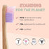 4 Pack Soft Bamboo Unicorn Toothbrush for Kids, Eco-Friendly, Soft Bristle for Sensitive Gums