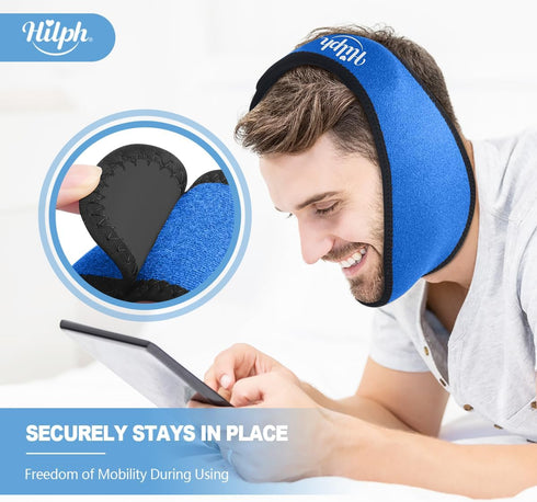 Hilph Face Ice Pack Wisdom Teeth Ice Pack Head Wrap, Jaw Chin Ice Pack for Facial Oral Surgery with 4 Hot Cold Therapy