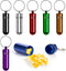 Small Travel Pill Container Holder Keychain - 7 Pack Portable Mini Waterproof Pill Case for Purse & Outdoor Travel