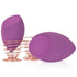 EXTRA LARGE 11CM Makeup Beauty Sponges Blender, 1x Small 1x Large, with 2 Sponge Holder for Flawless Application