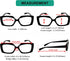 Eyekepper 4 Pack Reading Glasses for Women, Ladies Readers +1.00