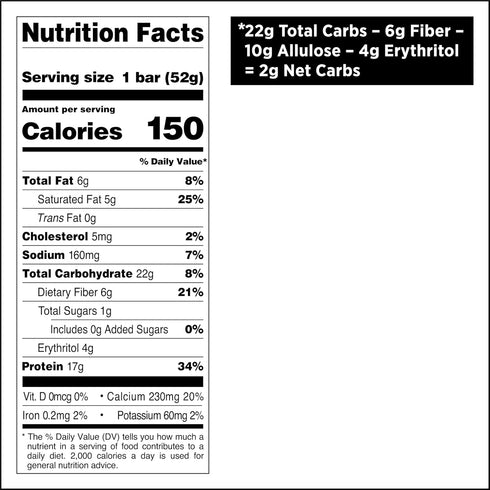 Quest Nutrition Crispy Birthday Cake Hero Protein Bar - 17g Protein, 1g Sugar, Gluten Free, Keto Friendly - 12 Count
