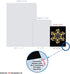 The Best Card Company - 10 Blank Note Cards Assortment (4 x 5.12 Inch) - Zen Patterns and Symbols, Bulk Boxed Set