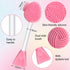 Silicone Face Scrubber, Exfoliating Lip Brush, Cleansing Brush for Makeup Removal, Blackhead Skin Care Tool