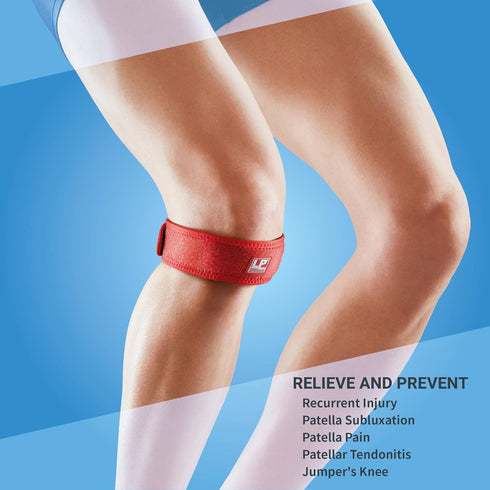 LP SUPPORT Patella Strap for Knee Pain Relief, Tendon Support Brace for Running, Soccer, Tennis, One Size Fits All