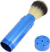 Walfront Portable Shaving Brush, Men Travel Facial Foaming Grooming Tool with Aluminum Handle