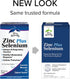 Terry Naturally Zinc Plus Selenium, 60 Capsules for Immune Support, Respiratory Function, Cellular Protection