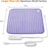 Ultra-Wide Microplush Heating Pad - 20"x24" Electric Heating Pad for Back, Neck, and Shoulder Pain Relief