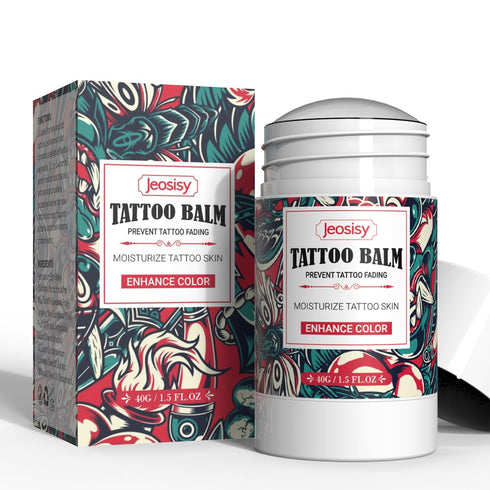 Tattoo Aftercare Butter Balm 1.5 OZ: Natural Ingredients for Tattoo Color Enhance and Prevent Fading