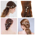 Jaciya 18 Pack Starfish Hair Pin Hair Jewelry for Beach Themed Wedding & Party, Women Headwear Accessories