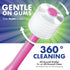 Brilliant Oral Care Baby Toothbrush, Soft Bristles, Pink, Ages 0-2 Years, 1 Pack