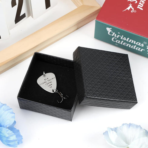 hoeslaw Pregnancy Announcement Gifts, Fishing Hook with Box for Surprise Announcement Present, Special Surprise
