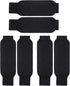 Jxiwfvl 3 Pairs Soccer Shin Guards Sleeves Youth, Leg Sleeve Socks, Elastic Grip
